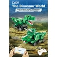 thumbnail image 5 of CaDA® The Dinosaur World series Triceratops Programmable Remote Control Building Block Toy C59002W Building Toy for Kids (317 Pieces), 5 of 15