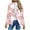 Pink, variant on HuaLeiMao Womens Winter Coats Casual Fashion Plaid Double-faced Velvet Jacket Comfortable and Warm Long Sleeve Hoodless Coat
