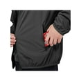 thumbnail image 5 of Big & Tall Mens Zip up Sportswear Lightweight Nylon Jackets Outdoor Camping Hooded Windbreaker Jacket Outwear M-3XL, 5 of 8