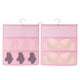 thumbnail image 1 of Organizador Colgante Uxcell, Bolsa de Almacenamiento para Sujetadores, Estantes de Almacenamiento Colgantes de Doble Cara para Ropa Interior y Calcetines, Rosa (2+6 Bolsillos), 1 of 7