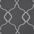 thumbnail image 6 of Exclusive Home Belmont Woven Blackout Grommet Top Curtain Panel Pair, Charcoal, 52x84, 6 of 6