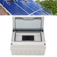 thumbnail image 1 of Power Distribution Box, ABS Anti Deformation Transparent Cover Circuit Breaker Box 8 Way  for Hotel, 1 of 7