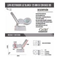 thumbnail image 2 of Lupa Restirador Luz Blanca 125 Mm 5x Con Base 110v OBI, 2 of 6