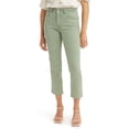thumbnail image 1 of Levi's Women's High Rise Carpenter Crop Jeans, Green, 26R, 1 of 3
