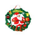 thumbnail image 1 of Árbol de Navidad de fieltro DIY Adornos de Navidad desmontables para colgar en la pared para decoraciones de hogar para niños Toddle, C Jumpingount HA000422-03B, 1 of 7
