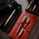 thumbnail image 2 of Set of 6 Slim Pens, Multi-Color Wooden Swivel Pen Set with Refill Shaft Bolt-On Ballpoint Pen for DIY Wooden Swivel, 2 of 5