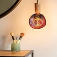 thumbnail image 3 of LUXON Oversized Giant LED Light Bulb,6W(60W Equ) Huge Edison Bulbs,Dimmable,G63(G200) Stone Shape Warm White 2700K,Rose Gold Medium E26 Base,1 Pack, 3 of 9