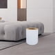 thumbnail image 5 of Accesorios de baño para botes de basura, botes de basura de moda para el dormitorio Blanco, 5 of 8