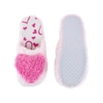 thumbnail image 3 of CTM Girl's Fluffy Heart Assorted Slippers, 3 of 5