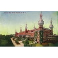 thumbnail image 3 of Tampa, Florida, Tampa Bay Hotel Exterior Scene (100% Cotton Canvas Reusable Tote Bag), 3 of 3