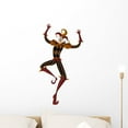 thumbnail image 1 of Happy Cheerful Harlequin Jester Wall Decal Wallmonkeys Peel and Stick Graphic (24 in H x 17 in W) WM502888, 1 of 4