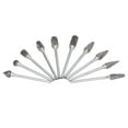 thumbnail image 4 of Juego de accesorios para herramientas de molienda de carburo de tungsteno, Lima rotativa, 10 Uds., para tallar perforación, 4 of 8