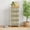 Oak Greige-4, variant on Simenmax 9 Dresser, Storage Drawers with Removable Fabric Bins, Fabric Closet Chests Organizer for Bedroom, Closet, Living Room, Pink