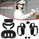 thumbnail image 2 of Accesorios de silicona para Meta Quest 3, Funda protectora, almohadilla protectora para la cara con tapa para las lentes, funda para el mando con abertura para la batería y tapa basculante, 2 of 6