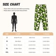 thumbnail image 4 of Lsque Green Fruit Print Women's Pajama Pants, Lounge Pant - Comfortable Home Wear,Elastic Waistband, Stylish Design-X-Large, 4 of 9