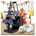 thumbnail image 5 of Hat Heat Press 4-in-1, Cap Heat Press Machine 6x3", LCD Digital Timer Temp Control, 4 Curved Heating Elements for Hats, Sublimation Transfers, 5 of 9
