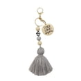 thumbnail image 3 of Llavero de metal con cuentas para llave de coche, multifuncional, elegante y portátil. Gris, 3 of 9