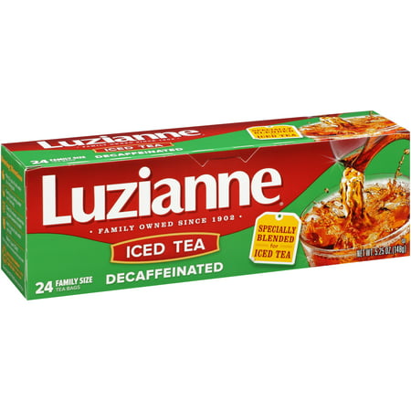 (2 Boxes) Luzianne Decaffeinated Iced Tea, 24 Ct