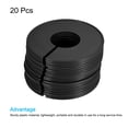 thumbnail image 3 of Unique Bargains Round Blank Wardrobe Size Separators Clothes Divider, Black 20 Pack, 3 of 5