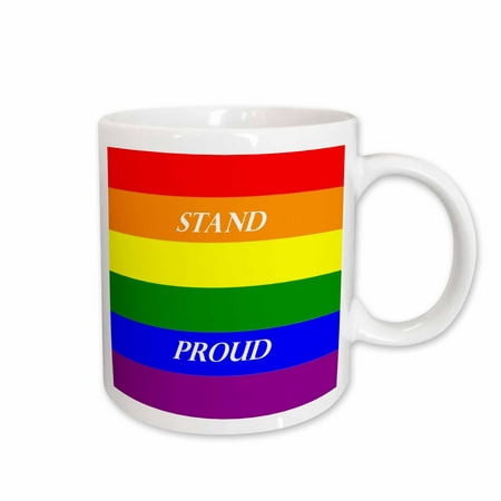 

3dRose Gay Pride Ceramic Mug 11-ounce