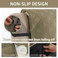 thumbnail image 4 of UPONRAY Waterproof Recliner Chair Covers, 3 Seater Recliner Cover Non-Slip Dog Chair Cover Furniture Protector Washable Slipcover with Pocket, Elastic Straps for Pets, Dogs(3 Seaters,Khaki), 4 of 7
