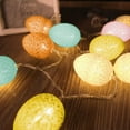 thumbnail image 4 of Tainini Easter Pastel Lights, 4.9ft 10 LED Egg String Lights for Easter, Party, Fireplace, Mantels, Home Decor, 4 of 6