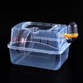 thumbnail image 6 of Hamster Travel Case with Food Bowl Running Wheel Multifunctional Portable Hamster Carrier Small Pet Crate Pet Supplies, 6 of 7