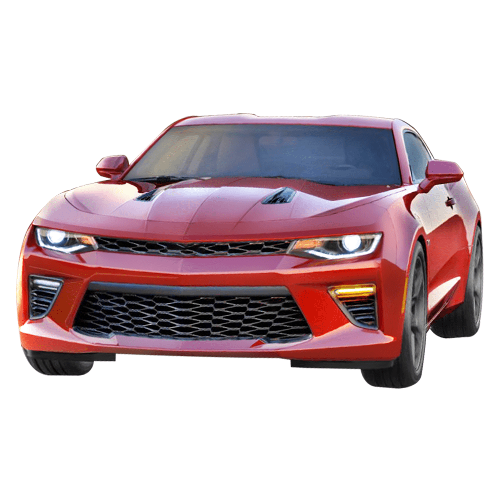 Ikon Motorsports Compatible with 16-18 Chevy Camaro SS DRL Fog Lights Lamps Clear W/ Amber Turning Signal 2Pc RH LH (Left + Right) 2016 2017 2018
