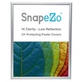 thumbnail image 4 of Snapezo Poster Frame 18X24 Inches Silver 1 Inch Aluminum Profile Front-Loading Snap Frame Wall Mounting Sleek Series, 4 of 4