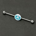 thumbnail image 5 of Body Candy Industrial Barbell Womens 14G Stainless Steel Helix Cartilage Earring Whales Mens 1 1/2", 5 of 8