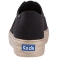 thumbnail image 3 of Keds Women's Triple Shimmer Fashion Sneaker, Black/Champagne, 10 M US, 3 of 8