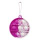 thumbnail image 2 of Silicona Push Bubble Round Llavero Puzzle Juguetes Autismo Stress Reliever (C) Likrtyny Para estrenar, 2 of 9