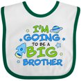 thumbnail image 3 of Inktastic Space Im Going To Be a Big Brother Boys Baby Bib, 3 of 4