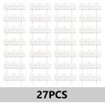 thumbnail image 2 of White Plastic Garden Border Edging No-Dig, Arched Design with Spade – 27pcs Decorative Landscape Fence Kit, 35ft Lawn Edge Barrier, 2 of 8