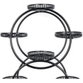 thumbnail image 3 of Metal 6 Tier 9 Potted  Stand, Metal  Stand Indoor and Outdoor, for Patio Garden Living Room Balcony Bedroom, 3 of 7
