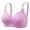 Purple, variant on Sngxgn Wireless Bra with S upport for Women Seamless Bra Full Coverage Bra(Beige,36)