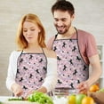 thumbnail image 5 of Cartoon Unicorn Star Camouflage Apron-Garden Aprons for Women with Pockets-Cotton Linen Waterproof Kitchen Cooking Gardening Aprons Adjustable for Kitchen,Cooking,BBQ and Salon 33x27 Inch, 5 of 7