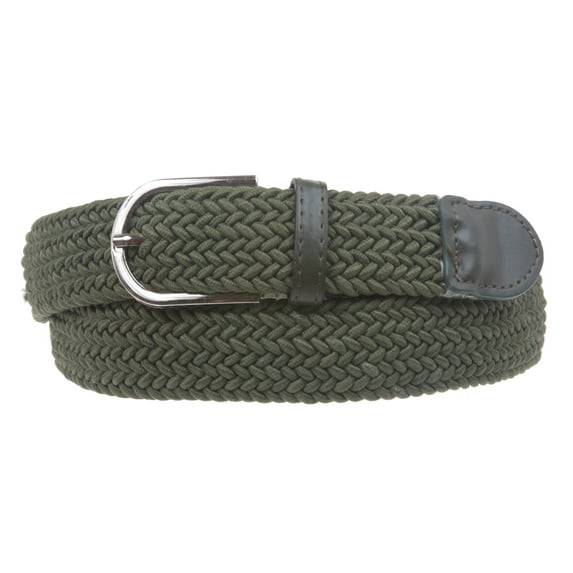 1 1/4'' Braided Woven Elastic Stretch Belt