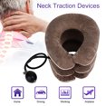 thumbnail image 4 of Cervical Collar, Inflatable Cervical Collar, Durable To Use Non-Deformation Skin-Friendly Fabric Office For Home Holiday Relaxing Plaid, 4 of 8
