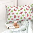 thumbnail image 5 of Kdxio Cotton Pillow Cases Pillowcases,Soft and Breathable Bedroom Pillow Cases-Watermelon And Kiwi, 5 of 8