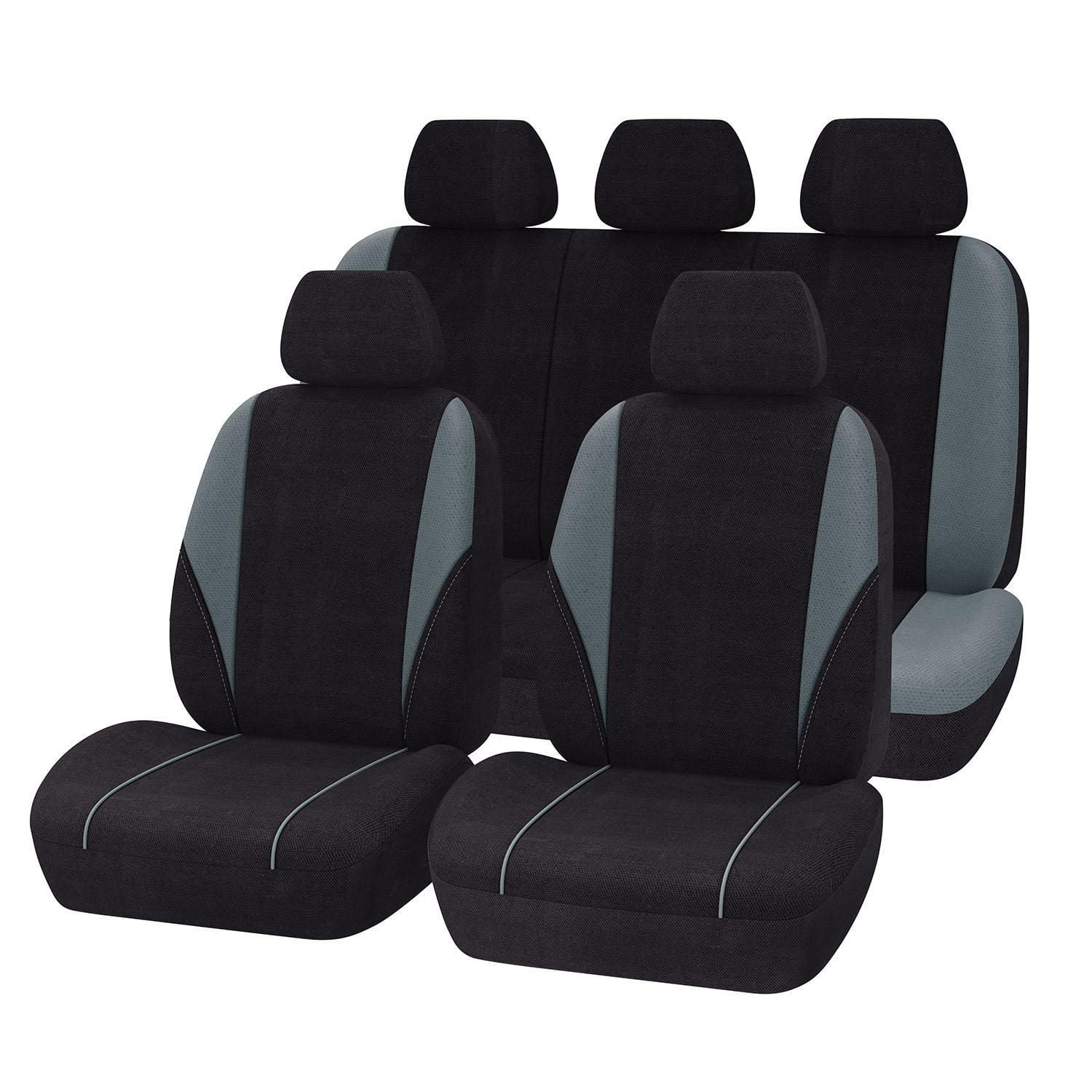 Autocraft Seat Covers, Springfield LB, Black, 3 Piece Works With Or