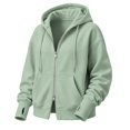 thumbnail image 4 of Certgust Fall Outfits Under $10 Hot Sales Womens Zip Up Hoodies Long Sleeve Hooded Sweatshirt Women Fashion Zipper Fall Light Jackets with Pocket, 4 of 9
