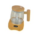 thumbnail image 1 of Taza mezcladora automática con placa calefactora de café y posavasos calentador de 13.5 oz Madera, 1 of 9