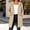 Khaki, variant on IUYRTFE Women's Long Zip Up Hoodie Jacket with Pockets Casual Lightweight Hooded Coat