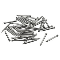 Uxcell Finishing Nails 80 pack 0.98 inch Hand-Drive Hardware Carbon Steel Lost Head Nails