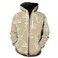 thumbnail image 1 of Sudadera con capucha y cremallera para hombre, estilo urbano, estilo Harajuku, informal, de gran tamaño, con estampado 3D, gran oferta, unisex, 2024, 1 of 6