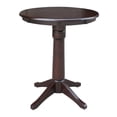 thumbnail image 1 of International Concepts K15-30RT-27B-6B 30 in. Table Ronde de Hauteur de Comptoir de Piédestal - Mocha, 1 of 1