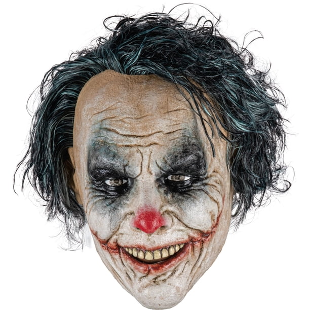 Mascara De Payaso lunatico Clown Ghoulish Productions Jocker Clasico, Disfraz De Payaso Lunatico Jocker.