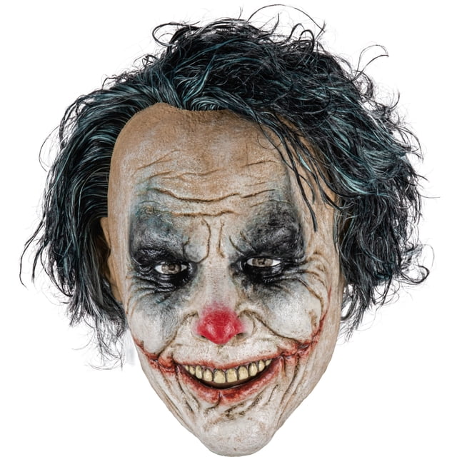 Mascara De Payaso lunatico Clown Ghoulish Productions Jocker Clasico, Disfraz De Payaso Lunatico Jocker.