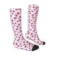 thumbnail image 3 of Fotbe Lilies Flowers print Women's Men's Novelty Crew Socks Cotton Socks Knee High Socks for Walking,Running,Nurses,Pregnancy, 3 of 8
